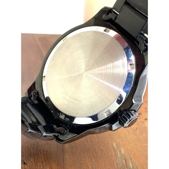 Citizen Men's Watch AW1705-55L Eco-Drive Blue Dial Black Stainless Steel 45mm - Picture 7 of 16